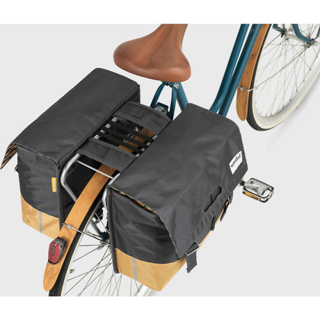 Borsa da bicicletta doppia Urban Proof - nero giallo - 40 litri