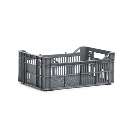 Crate di biciclette a prova urbana Helsinki Plastica 7L Asse grigio 30x20x11 cm