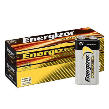 Scatola Energizer industriale 9v con 12 pezzi