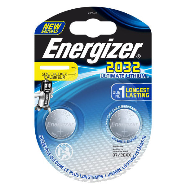 Enerdis Ultimate Litio 3V CR2032 Blister 2 pezzi