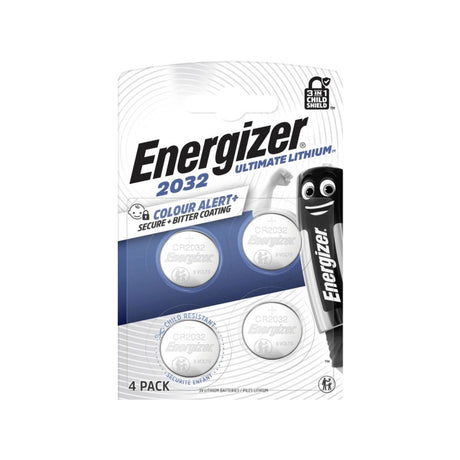 Enerdis energizzante pila a bottone Ultimate litio 3v cr2032 (4pz)