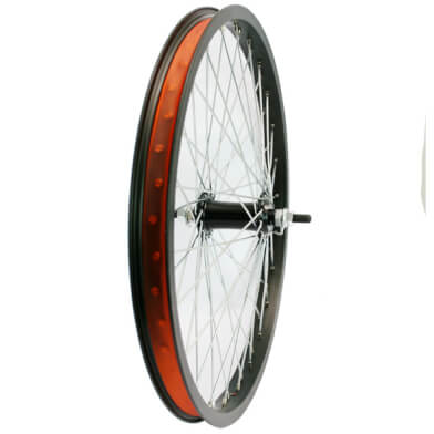Ruota anteriore Hb 20 freestyle da 10 mm asse nero 48 spk