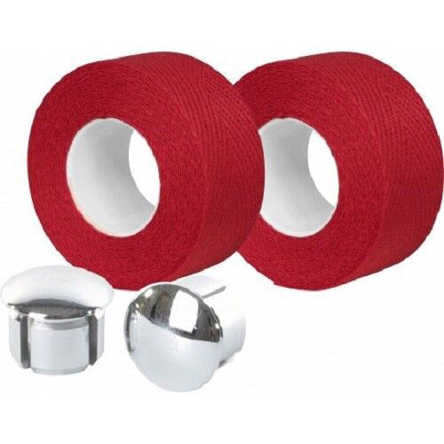 Nastro manubrio Velox tressostar 90 cotone rosso (2pz)