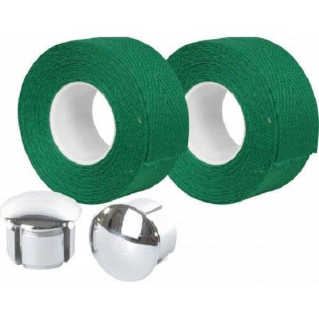 Nastro manubrio Velox tressostar 90 cotone verde scuro (2 pz)