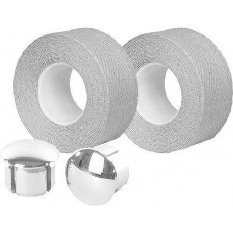 Nastro manubrio Velox tressostar 90 cotone grigio argento (2 pz)