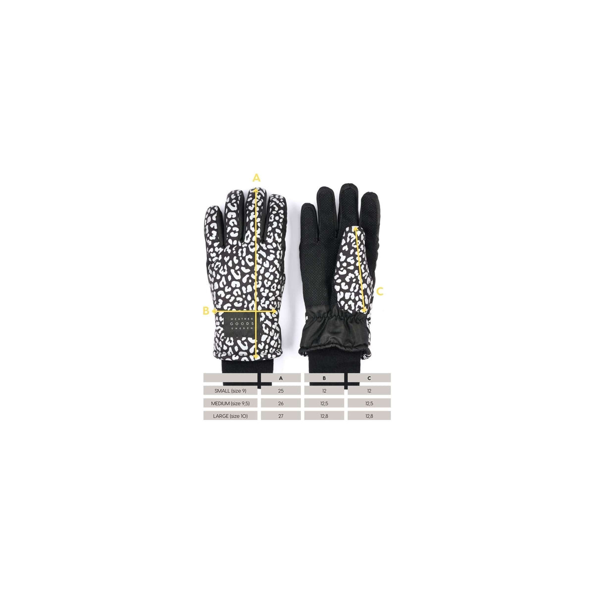 Weathergoods Svezia Reflit. Guanti Luna Leopard S