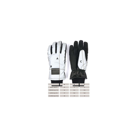 Weathergoods Svezia Reflit. Guanti Luna Silver M
