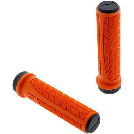 Maniglia Widek set the flow alu lock-ring nero arancione