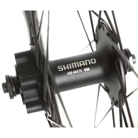 Ruota anteriore Velox 28 gravel 19 shimano m475 disco 100mm qr