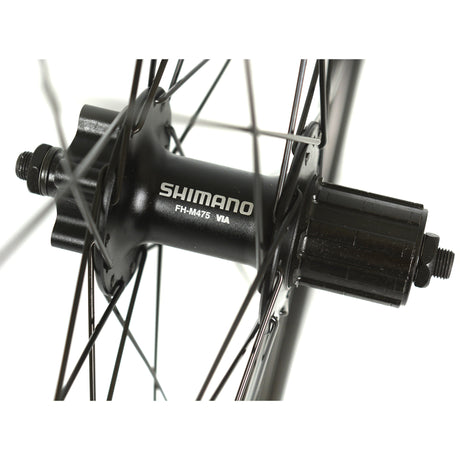 Ruota posteriore Velox 28 gravel 19 shimano m475 disco 135mm qr