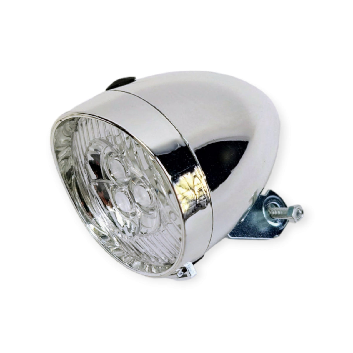 Xtrabike Headlight Chrome 3 LED Excl Hook