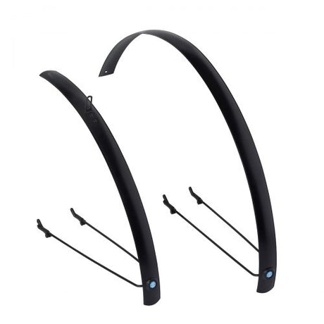 Set parafanghi Xtrabike 28 alluminio piatto nero