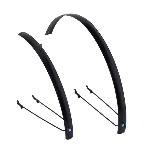Set parafanghi Xtrabike 28 alluminio piatto nero