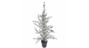 Ming pine tree in pot green white 180cm