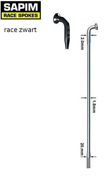 Spaken 14-268 in acciaio inossidabile Racing nero 14 15 dB