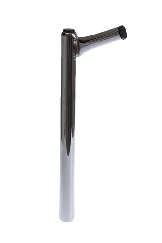 Pin posti di sedile su 25,4 x 300 mm in acciaio argento