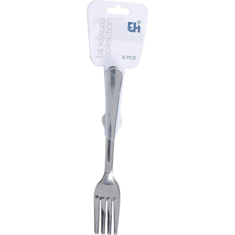 Eccellente set di forchette da pasticceria per casalinghi in acciaio inossidabile da 6 pezzi 14 cm