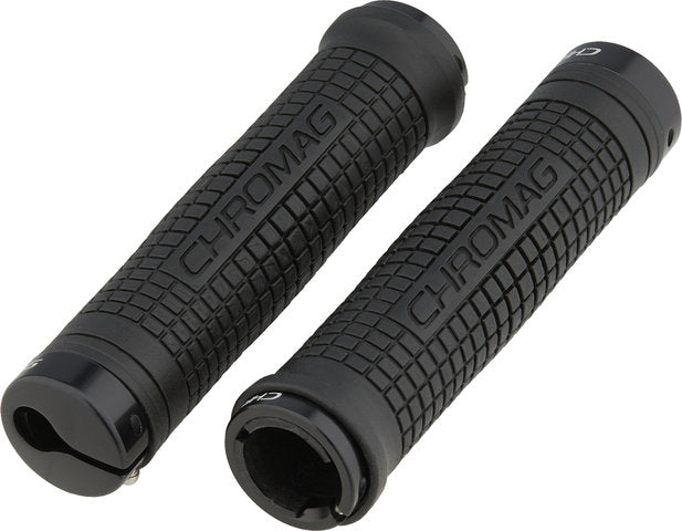 Blocco Chromag Squarewave XL sulle manopole del manubrio