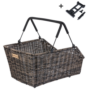 Cestino Basil cento rattan effetto marrone (mik)