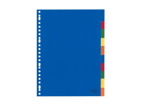 Kangaro tab finestra a4 pp 120 micron assortiti 23 fori 10 pezzi