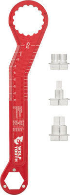 Confezione di componenti con denti di lupo, kit di chiavi e inserti, set di strumenti per movimento centrale