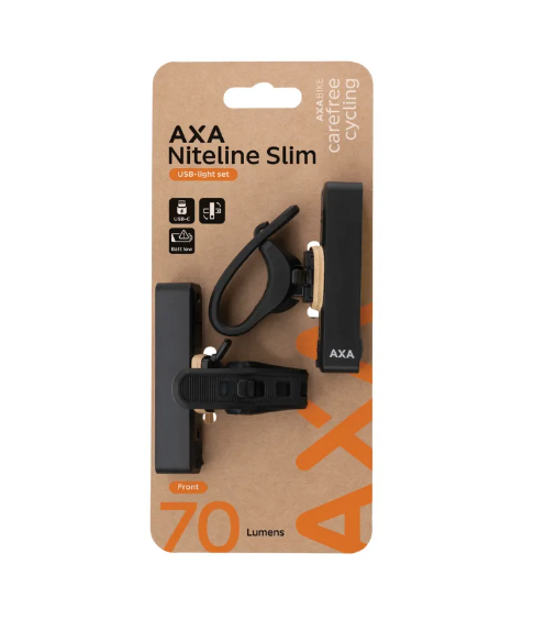Set illuminazione Axa Niteline Slim USB