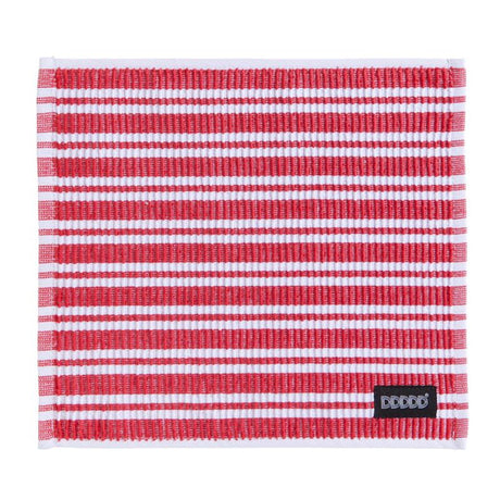 Ddddd strofinaccio classico pulito confezione da 4 pezzi 30x30 cm rosso
