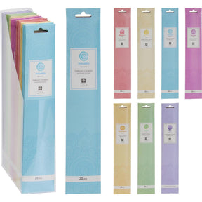 Set di bastoncini di incenso da 20 pezzi, 7 assortiti