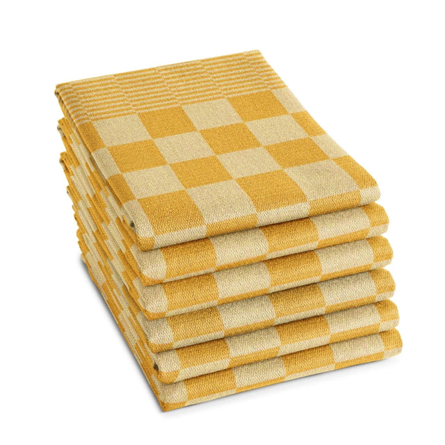 Ddddd strofinaccio BBQ ocra 65x65 cm 6 pezzi