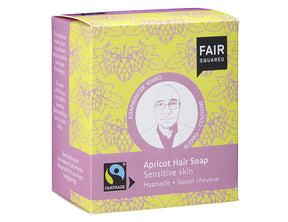 Shampoo solido quadrato Fair - albicocca sensibile - 2 pezzi