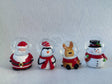 Home styling waterbal ø4,5cm kerst 4ass polyresin glas
