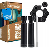 Amanti del vino Airtender - pompa a vuoto con 3 tappi per vino e aeratore in confezione regalo