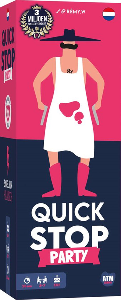 ATM Gaming Quickstop Party - Gioco di carte olandese - Gioco di società