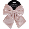 Home styling fiocco rosa 23 cm Ciondolo natalizio fiocco rosa 23 cm