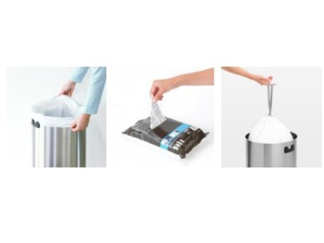 Sacchi per spazzatura Brabantia PerfectFit da 50-60 litri h confezione dispenser da 40 sacchi