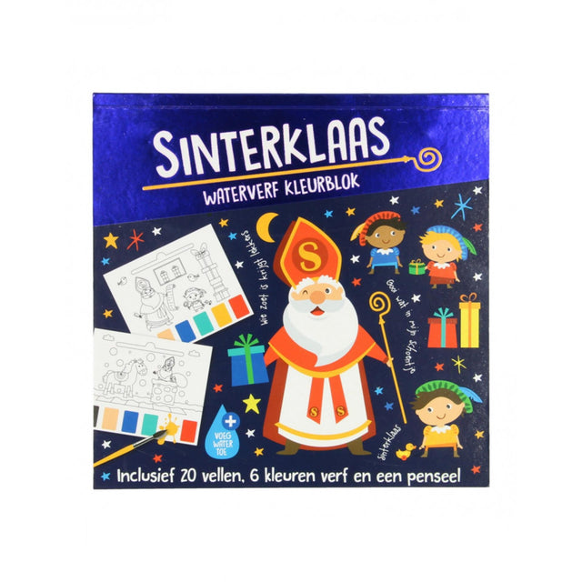 Blocco colorato ad acquerello Sinterklaas