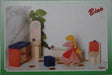Set da bagno con mobili per casa delle bambole di Van der Doelen
