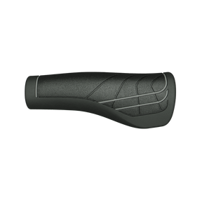 Herrmans Line DD36 - Manico per biciclette ergonomicamente regolabile (125 mm) - Grigio nero