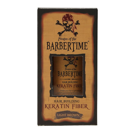 Barbertime hair building fibra di cheratina castano chiaro 21gr.