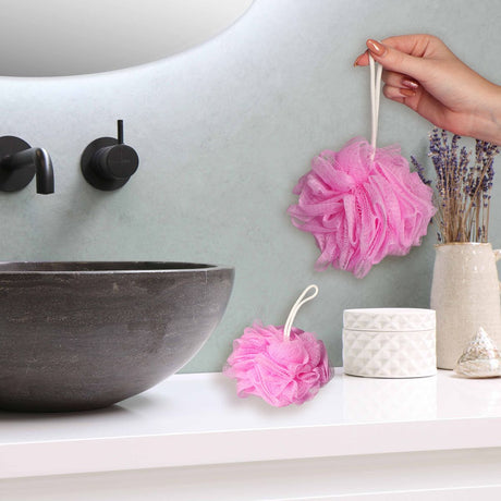 B f fiori da bagno bagno divertente badflower 50gr rosa