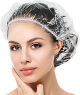 Bath fun cuffia doccia usa e getta 5 pezzi trasparente