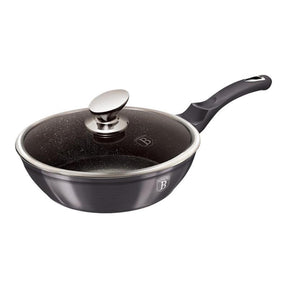 Padella Berlingerhaus con coperchio 24 cm Metallic Line Carbon Pro Edition Induzione
