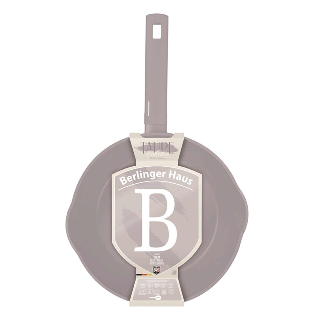 Padella profonda Berlingerhaus 28 cm tortora