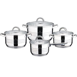 Set di padelle 8 pezzi Berlingerhaus linea gourmet induzione