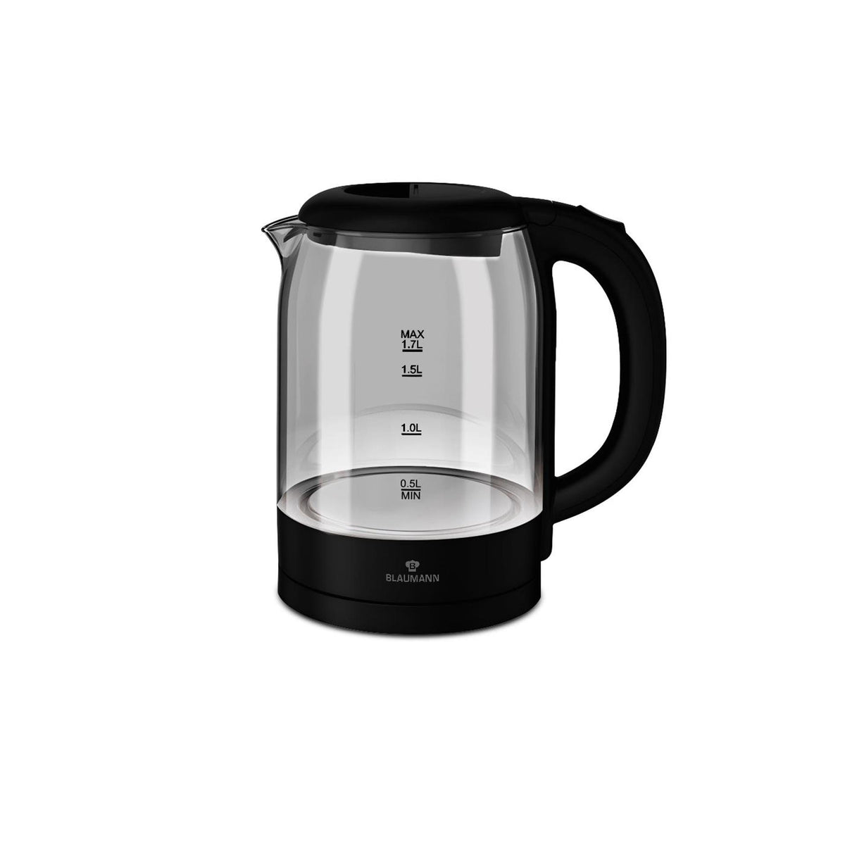 Bollitore elettrico Blaumann collezione black silver 1,7 l 2200 w
