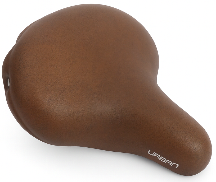 Bicycle Saddle Urban XL - Matt Crown scuro
