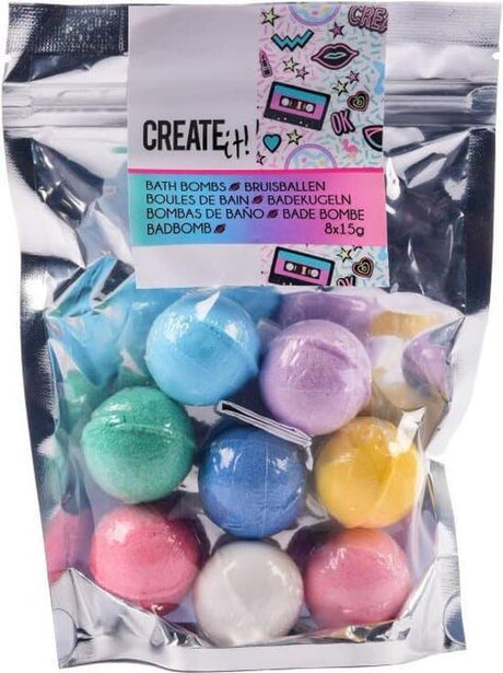Van der Meulen lo crea! bombe da bagno di bellezza multicolori, 8 pz.