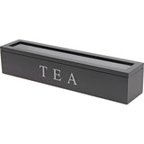 Scatola da tè in legno 6 scomparti