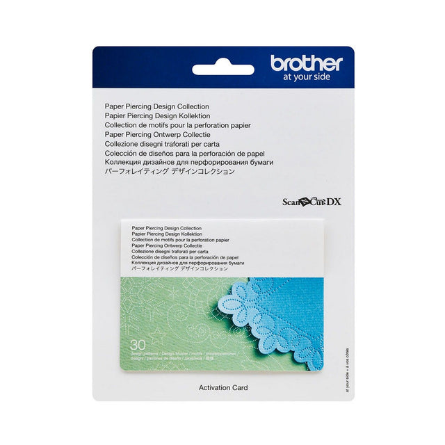 Brother • collezione di design per piercing in carta con scheda di attivazione