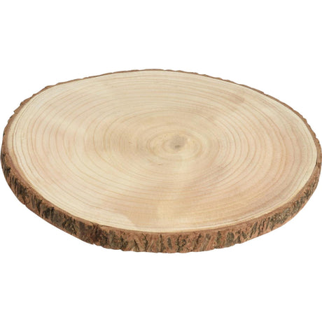 Disco d'albero con corteccia, 30x2 cm